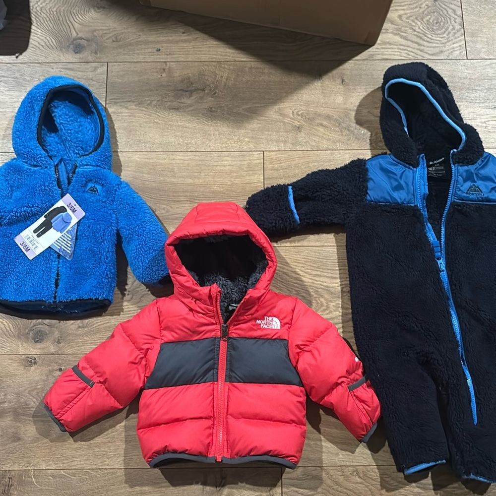 North Face Baby Boy Bundle with Snozu